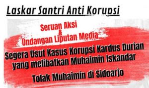 Gawat! Cak Imin di Sidoarjo Disambut Pamflet Penolakan & Korupsi Kardus Durian