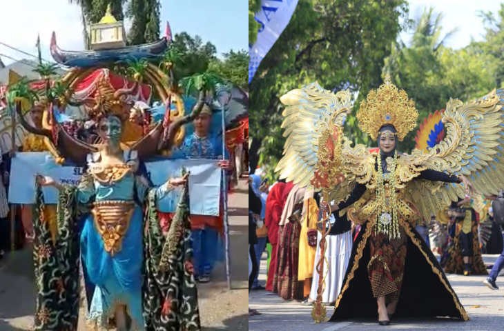 Putri Indonesia Takjub Menyaksikan Pagelaran Pelangi di Sumenep Pelangi di Sumenep