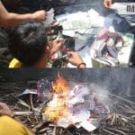 1.959 Kertas Suara Pilkades di Klabetan Sepulu Bangkalan Dibakar