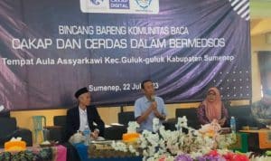 Cara Bijak dan Cerdas Dalam Bermedsos Jadi Materi Diskusi Komunitas Baca Sumenep