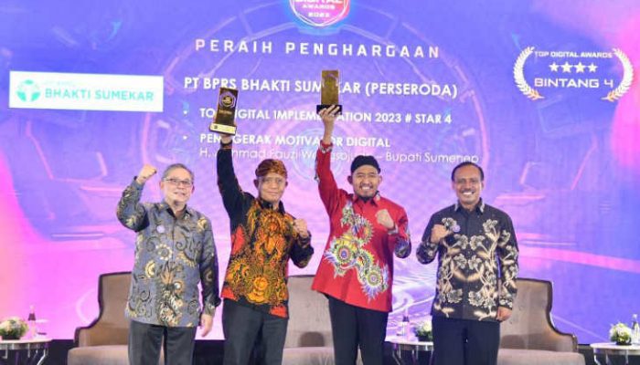 Inovasi Digital BPRS Bhakti Sumekar  Raih Penghargaan Level Stars 4