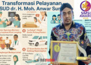 Dinilai Sukses Membawa Perubahan, Direktur RSUD Sumenep Terima SMSI Award 2025