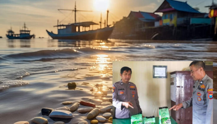 Belum Seminggu Nelayan Masalembu Sumenep Temukan Narkoba Hampir Setengah Kwintal