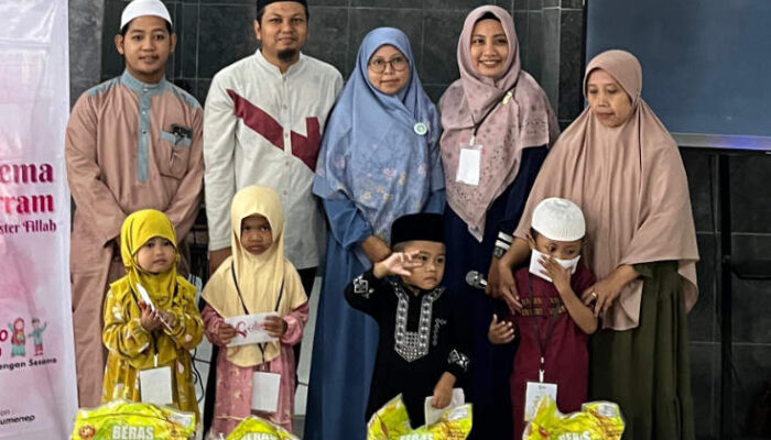 Santunan Anak Yatim Sisterfillah Bersama Binar JHS Berjalan Meriah dan Haru