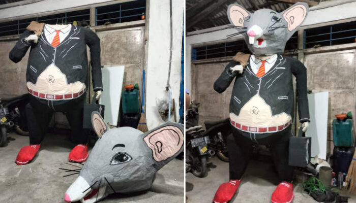 Heboh, Cosplay Tikus Berdasi Dilarang Ikut Karnaval di Bangkalan