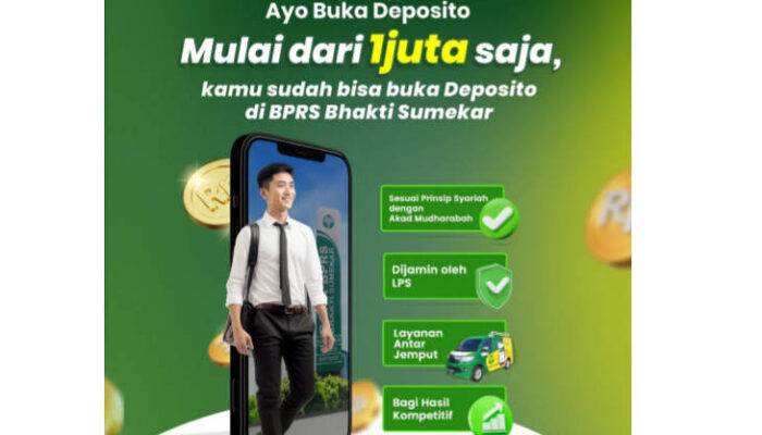 BPRS Bhakti Sumekar Luncurkan Deposito Syariah Rp1 Juta, Sasar Investor Muda