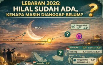 Lebaran 2026: Hilal Sudah Ada, Kenapa Masih Dianggap Belum? Ini Penjelasan-nya