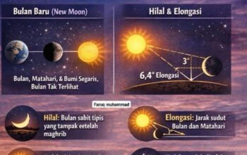 Penentuan Awal Bulan, Kenapa Harus Hilal 3° dan Elongasi 6,5°?