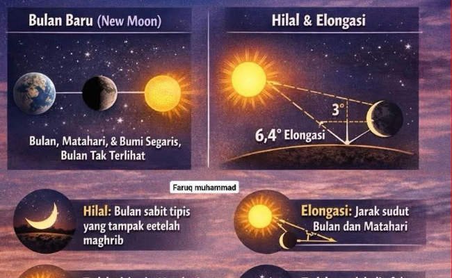 Hilal Harus 3 Derajat