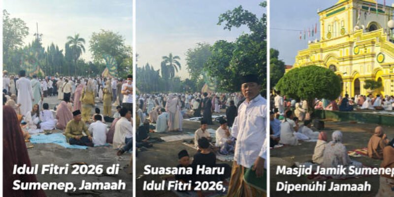 Magnet Batin Masjid Jamik Sumenep, Ribuan Jamaah Sejak Subuh Padati Masjid Bersejarah untuk Shalat Idul Fitri 2026