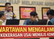 Wartawan Mengalami Kekerasan