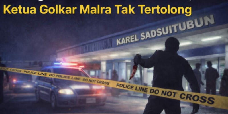 Ketua Golkar Tewas Usai Ditikam OTK di Bandara Karel Sadsuitubun Malra