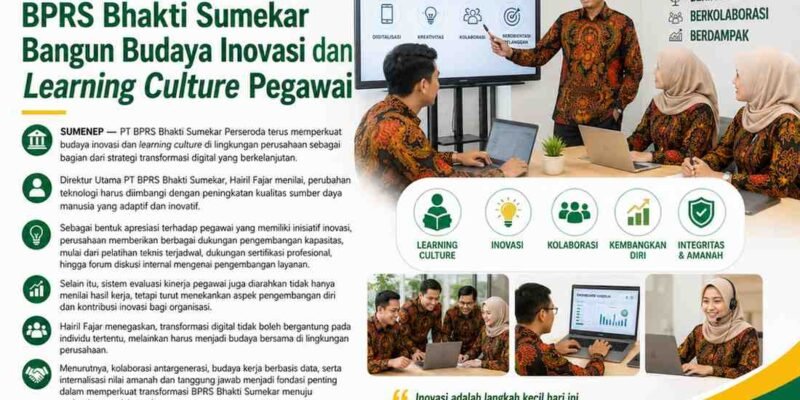 BPRS Bhakti Sumekar Bangun Budaya Inovasi dan Learning Culture Pegawai
