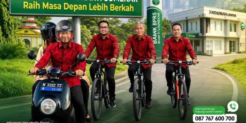 Hairil Fajar Gowes ke Kantor, BPRS Bhakti Sumekar Dukung Transportasi Non-BBM