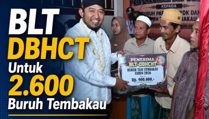 Pemkab Sumenep Salurkan BLT DBHCHT Rp 2,3 Miliar untuk 2.600 Buruh Tembakau