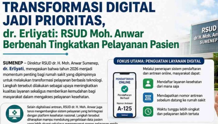 2026 Transformasi Digital Jadi Prioritas RSUD Sumenep