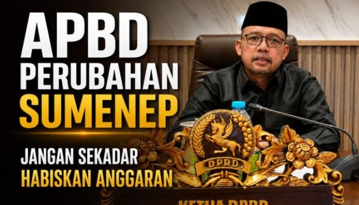 Ketua DPRD: APBD Perubahan Sumenep Jangan Sekadar Habiskan Anggaran