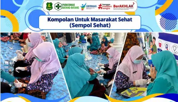 Puskesmas Batang-Batang Hadirkan Sempol Sehat di Desa Tamidung