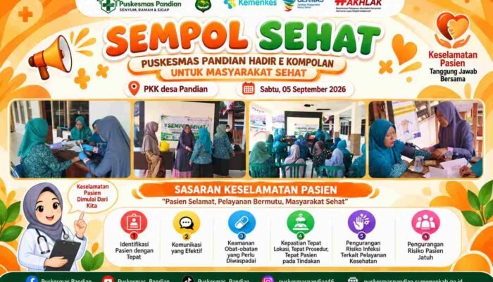 Puskesmas Pandian Gelar Sempol Sehat, Dekatkan Layanan Kesehatan kepada Warga