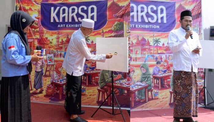 Pameran Seni Rupa Karsa, MTs Al-Karimiyyah Wadahi Kreativitas Santri  SUMENEP